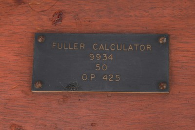 Lot 435 - A Fuller's Calculator by Stanley