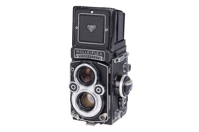 Lot 375 - A Rollei Rolleiflex 3.5F 'White Face' TLR Medium Format Camera