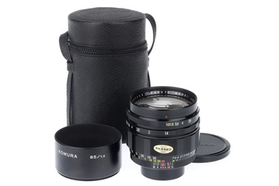 Lot 531 - A Komura f/1.4 85mm Lens