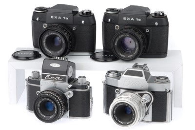 Lot 127 - A Group of Exakta Exa Cameras