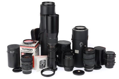 Lot 466 - A Selection of Camera Lenses
