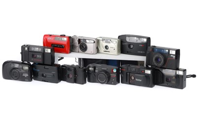 Lot 124 - A Group of Compact Film Cameras