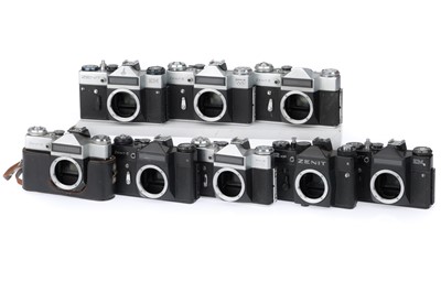 Lot 111 - A Group f Zenit Cameras