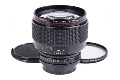 Lot 316 - A Canon FD L f/1.2 85mm Lens
