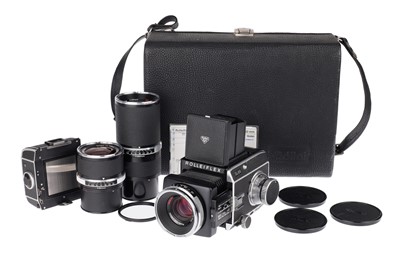 Lot 341 - A Rollei SL66 Medium Format Camera Outfit