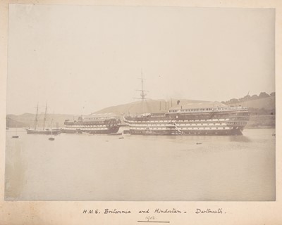Lot 640 - Important Photograph Album of HMS Britannia