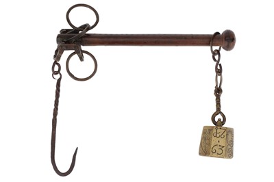 Lot 843 - 18th Century Steelyard Balance