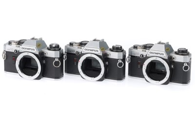 Lot 234 - A Group of Olympus OM-10 Camera Bodies