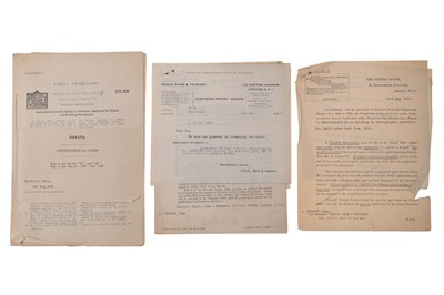 Lot 87 - Patent Documents for the World's First PhotoBooth