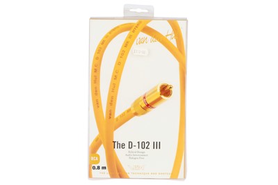 Lot 870 - A Pair of Van den Hul "The D-102 III" Hi Fi Interconnect Cables