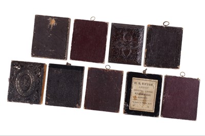 Lot 8 - Collection of 8 Ninth Plate Ambrotypes