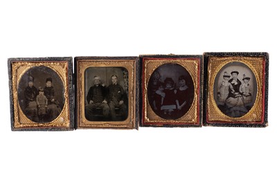 Lot 12 - Collection of 8 Sixth Plate Ambrotypes