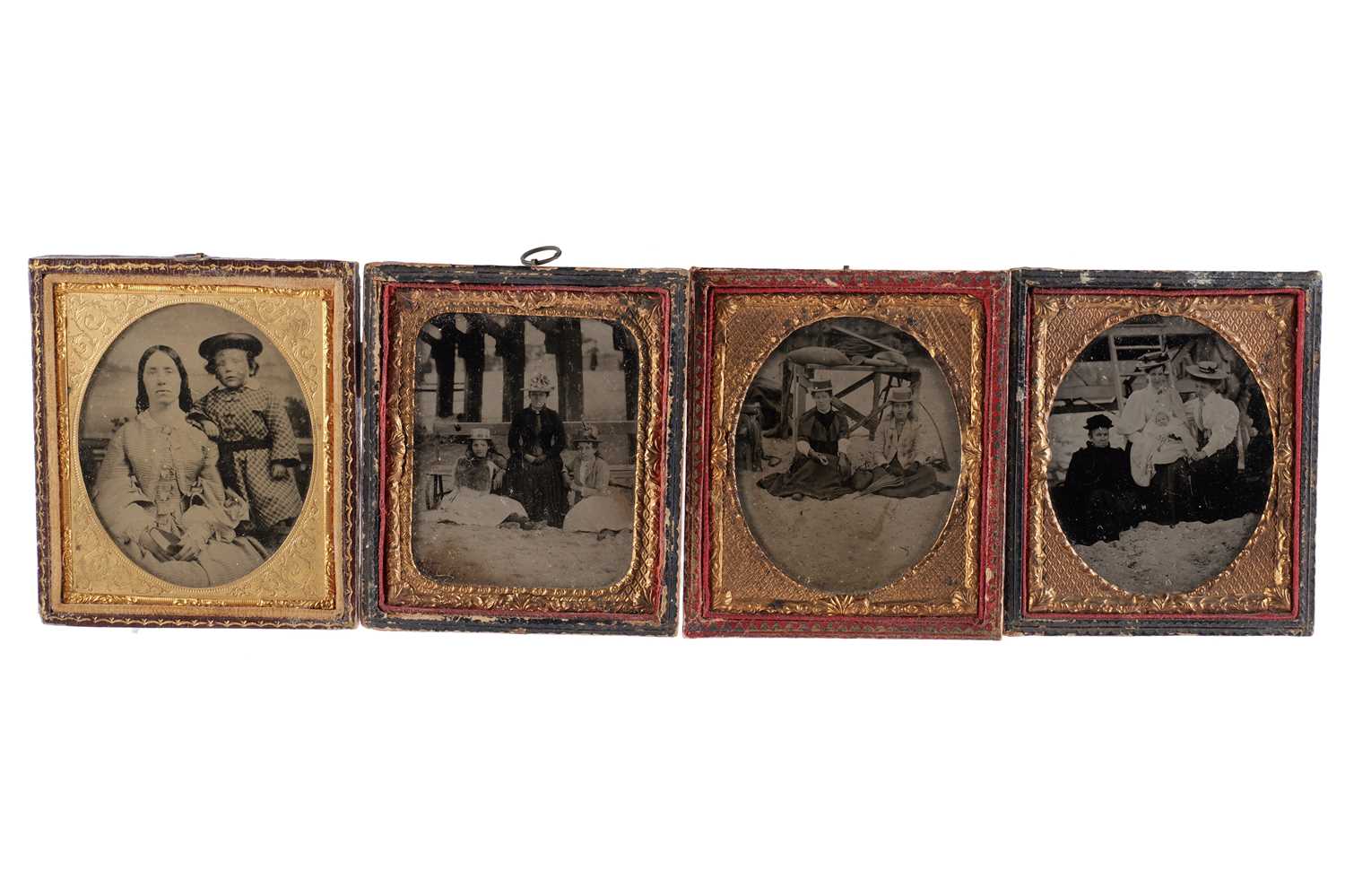 Lot 12 - Collection of 8 Sixth Plate Ambrotypes