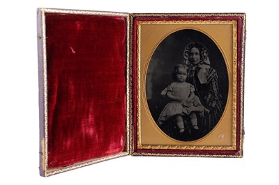 Lot 13 - Collection of 4 Quarter Plate Ambrotypes