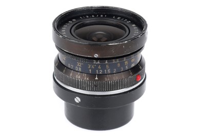 Lot 7 - A Leitz Wetzlar Super-Angulon 21mm f/3.4 Camera Lens