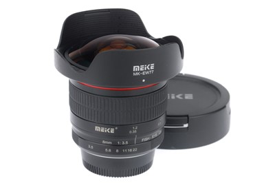 Lot 455 - A Meike 8mm f/3.5 Fish-Eye CS Camera Lens