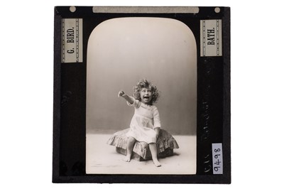 Lot 736 - Magic Lantern Slides, Greystone Bird, Bath, Victorian Children