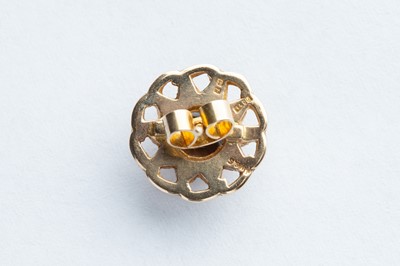 Lot 6 - A Pair of 9ct Yellow Gold Smokey Quartz Earrings