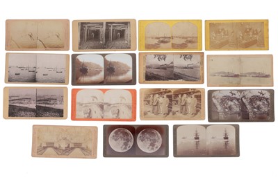 Lot 726 - Stereo Cards, Collection of Interesting Subjects