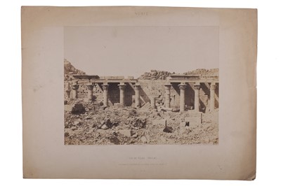 Lot 37 - Felix Tenyard (1817-1892) Nubia, Ile de Fileh (Philae)