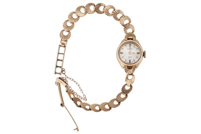 Lot 750 - A Rotary Gold Plated Ladies Wristwatch