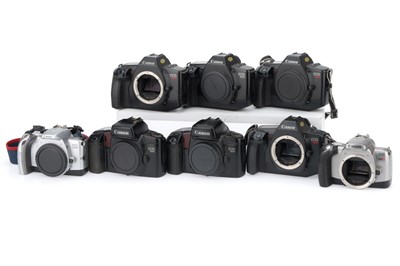 Lot 180 - A Selection of Canon 35mm SLR Camera Bodies