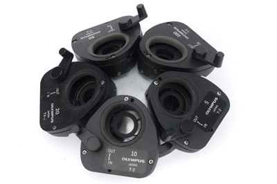 Lot 793 - Olympus BH2 Microscope DIC 5 Objective Turret