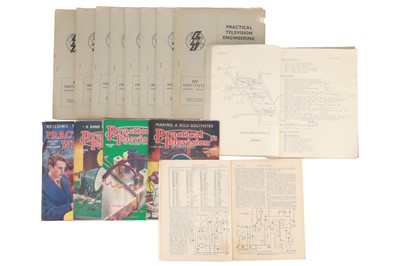 Lot 930 - A Collection of Practical Television Engineering Magazines & Lessons