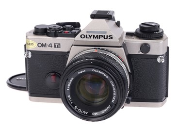 Lot 320 - An Olympus OM-4 Ti SLR Camera