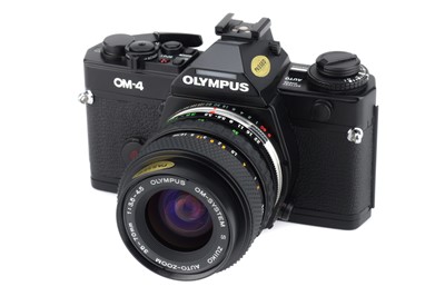 Lot 224 - An Olypus OM-4 SLR Camera