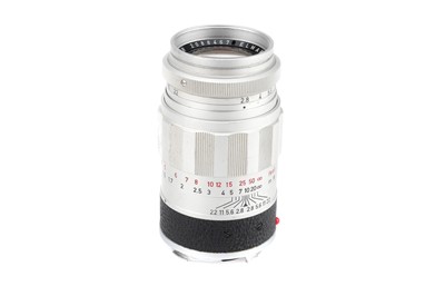 Lot 423 - A Leitz Wetzlar Elmarit f/2.8 90mm Lens