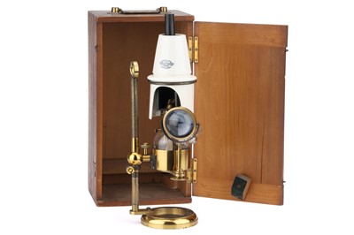 Lot 204 - Swift & Son, Microscope Oil Lamp