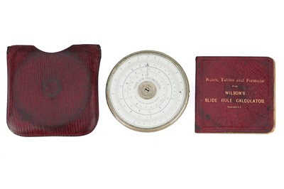 Lot 253 - Edward Wilsons 'Pocket Watch' Slide Rule