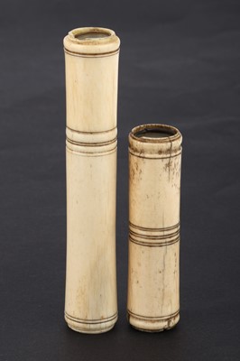 Lot 358 - 2 18th Century Bone Telescopes