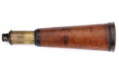 Lot 360 - Thomas Jones & Sons, Unusual 4 1.2" Telescope