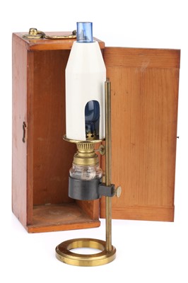 Lot 203 - Microscope Oil Lamp