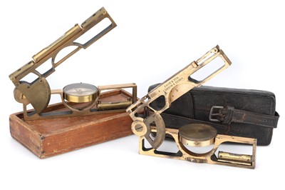 Lot 232 - 2 Brass-Framed Clinometers
