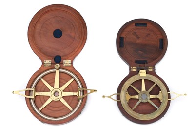 Lot 271 - 2 19th Century Swing Arm Protractors
