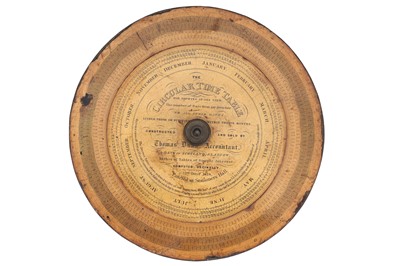 Lot 247 - Thomas Dunn, Circular TIme Table
