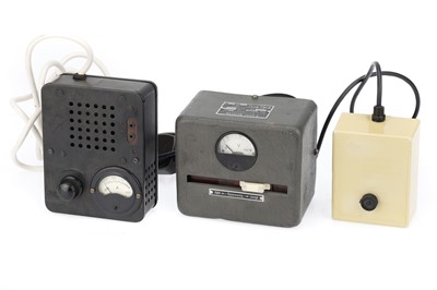 Lot 51 - ꩜ Three Leitz Transformers Power Devices for Early Slide Projectors