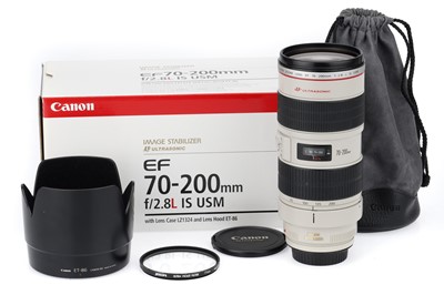 Lot 249 - A Canon EF L IS USM f/2.8 70-200mm Camera Lens