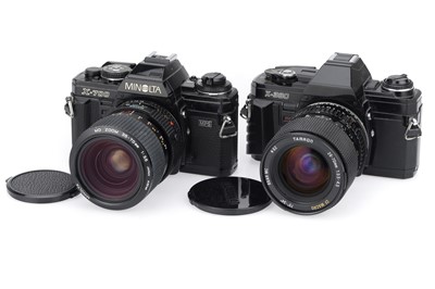 Lot 134 - A Pair of Minolta X series SLR Cameras