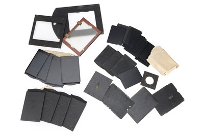 Lot 800 - Selection of Various Plate Holders & Large Format Camera Parts