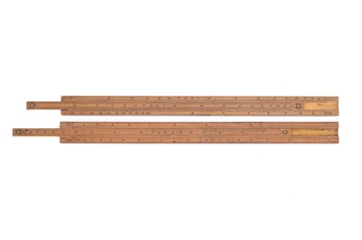 Lot 318 - Routledge Engineer’s Rule, & Another Similar