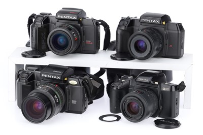 Lot 276 - A Group of Pentax 35mm SLR Cameras