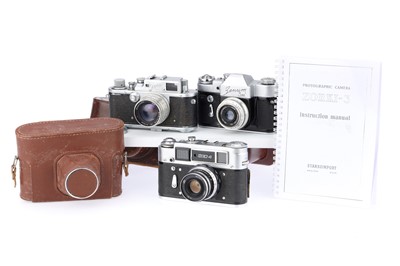 Lot 157 - A Group of Soviet Cameras