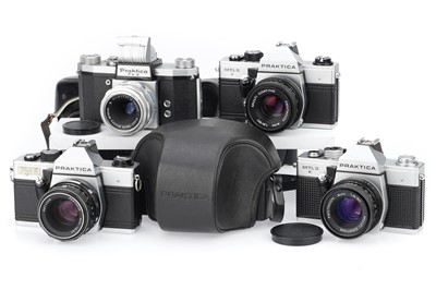 Lot 170 - A Selection of Praktica Cameras