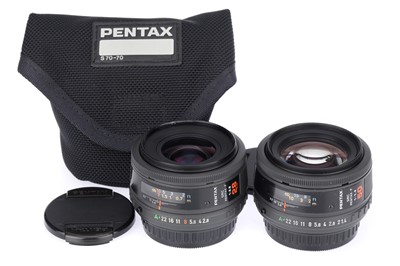 Lot 377 - A Pair of Pentax AF Prime Lenses