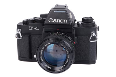 Lot 310 - A Canon F-1 New SLR Camera