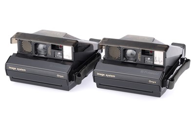 Lot 413 - A Pair of Polaroid Onyx Instant Film Cameras